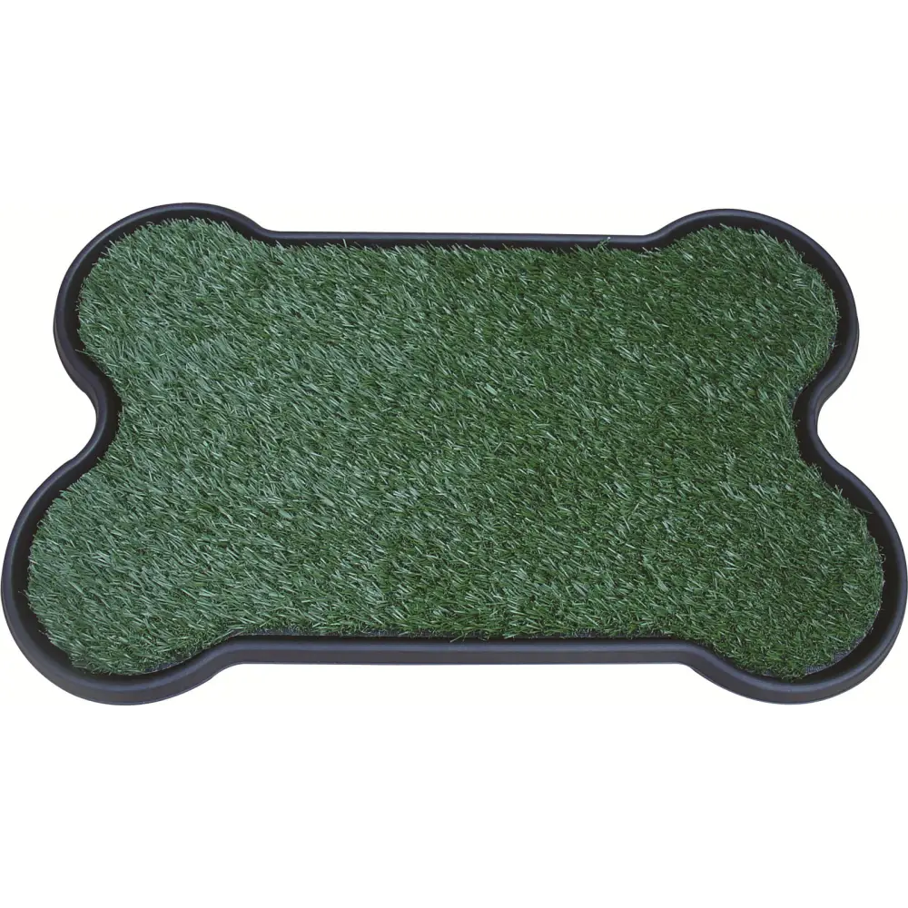 YES4PETS Dog Puppy Toilet Grass Potty Training Mat Loo Pad Bone Shape Indoor - Pet Care > Dog Supplies > Dog Training