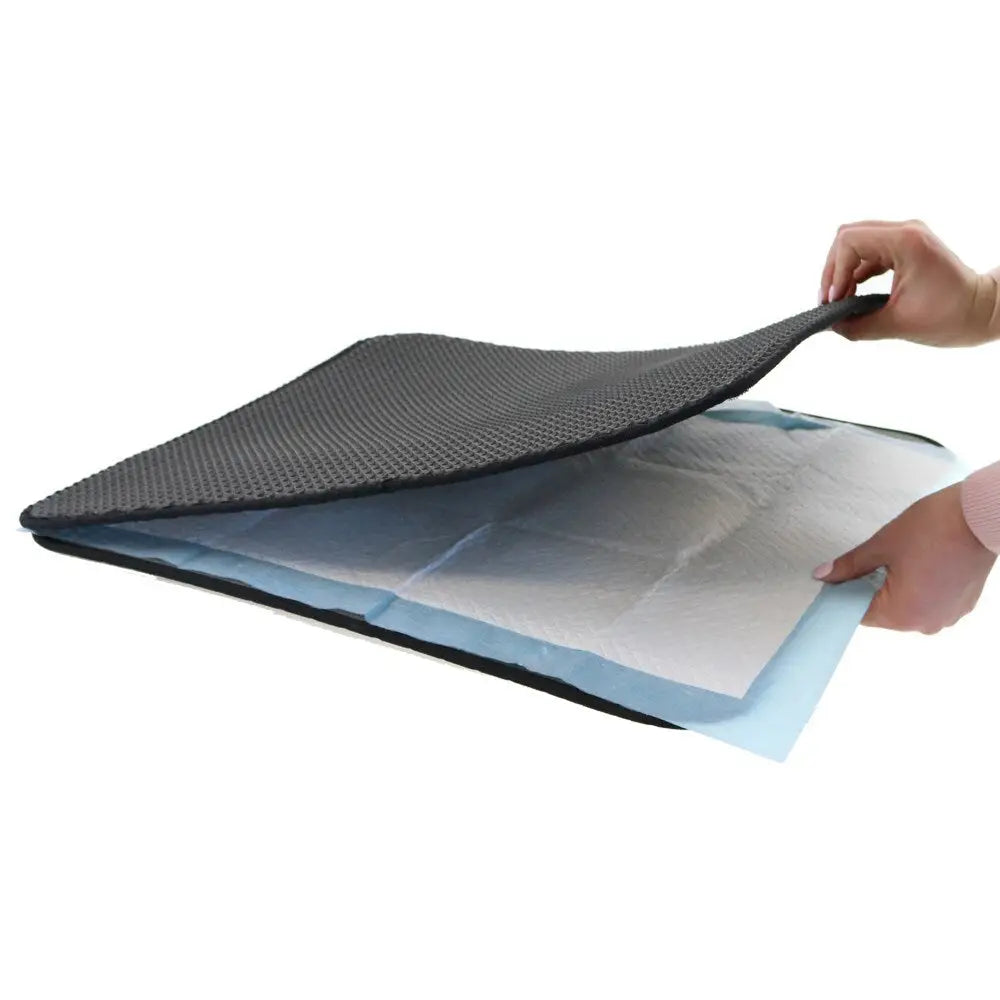 YES4PETS Double Layer Cat Litter Tray Trap Mat Catch Cat Litter House Box Pad Toilet Mat - Pet Care > Cat Supplies >