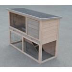 YES4PETS Double Storey Rabbit Hutch Guinea Pig Cage Ferret cage W Pull Out Tray - Pet Care > Coops & Hutches > Small