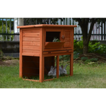 YES4PETS Double Storey Rabbit Hutch Guinea Pig Cage Ferret cage W Pull Out Tray - Pet Care > Coops & Hutches > Small