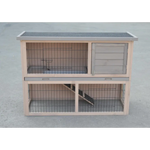 YES4PETS Double Storey Rabbit Hutch Guinea Pig Cage Ferret cage W Pull Out Tray - Pet Care > Coops & Hutches > Small