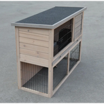 YES4PETS Double Storey Rabbit Hutch Guinea Pig Cage Ferret cage W Pull Out Tray - Pet Care > Coops & Hutches > Small