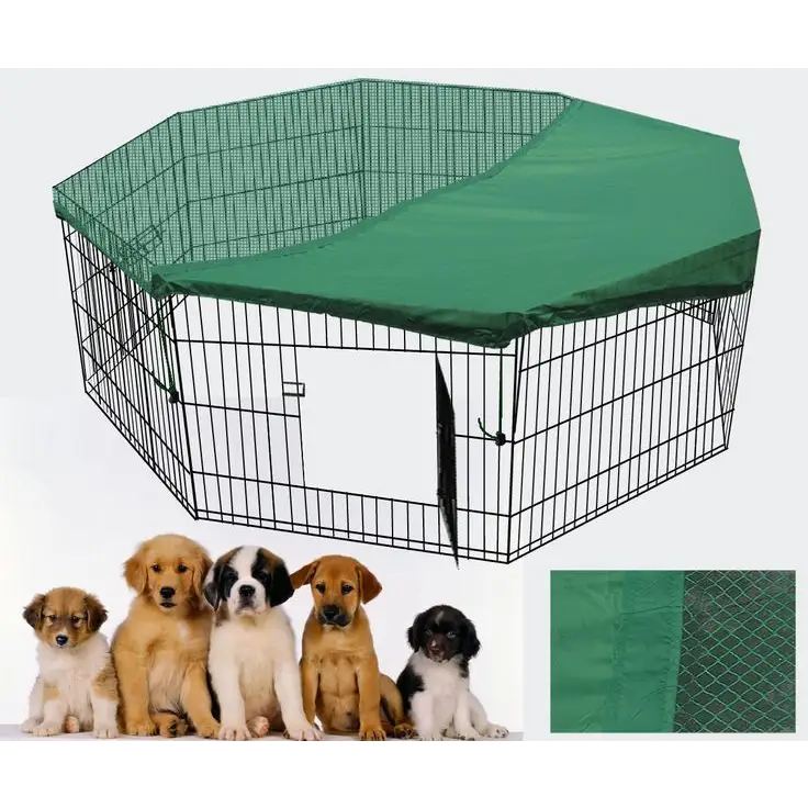 YES4PETS Fit 24’ 30’ 36’ 42’ Exercise Pen Enclosure Playpen Cover - Pet Care > Dog Supplies > Dog Playpens & Gates
