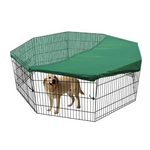 YES4PETS Fit 24’ 30’ 36’ 42’ Exercise Pen Enclosure Playpen Cover - Pet Care > Dog Supplies > Dog Playpens & Gates