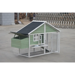 YES4PETS Green Large Chicken Coop Rabbit Hutch Ferret Cat Cage Hen Chook Cat Kitten House - Pet Care > Coops & Hutches
