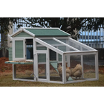 YES4PETS Green Large Chicken Coop Rabbit Hutch Ferret Guinea Pig Cage Hen Chook Cat Kitten House - Pet Care > Coops &