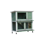 YES4PETS Green Large Double Storey Rabbit Hutch Guinea Pig Ferret Cage - Pet Care > Coops & Hutches > Small Animal