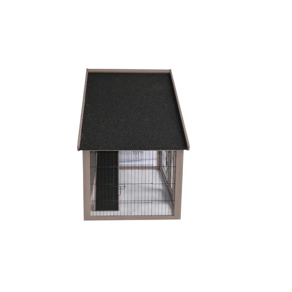 YES4PETS Grey Chicken Coop Rabbit Hutch Ferret Cage Hen Chook House - Pet Care > Coops & Hutches > Small Animal