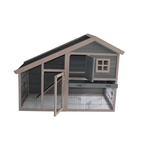 YES4PETS Grey Chicken Coop Rabbit Hutch Ferret Cage Hen Chook House - Pet Care > Coops & Hutches > Small Animal