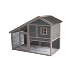 YES4PETS Grey Chicken Coop Rabbit Hutch Ferret Cage Hen Chook House - Pet Care > Coops & Hutches > Small Animal