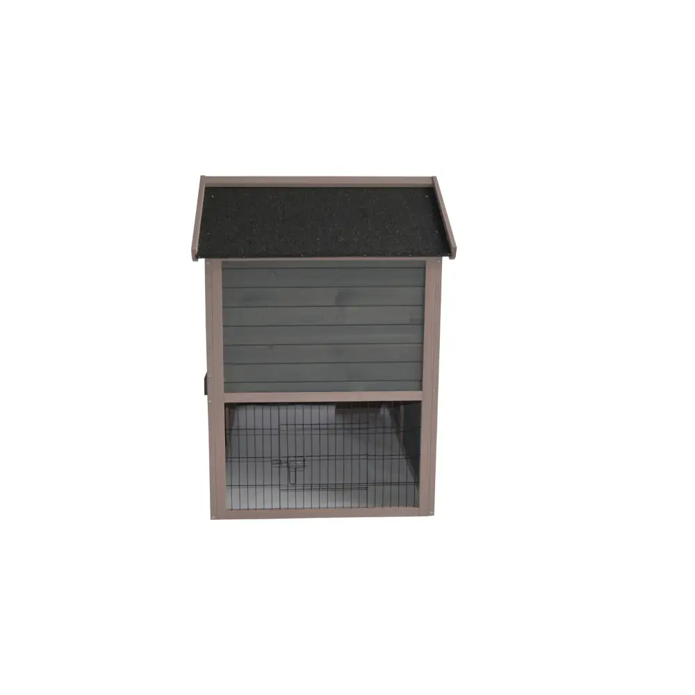 YES4PETS Grey Chicken Coop Rabbit Hutch Ferret Cage Hen Chook House - Pet Care > Coops & Hutches > Small Animal