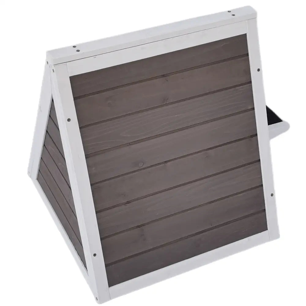 YES4PETS Grey Small Cat Chicken Coop Rabbit Hutch Ferret Cage Guinea Pig Dog Bird Nesting Box - Pet Care > Coops &