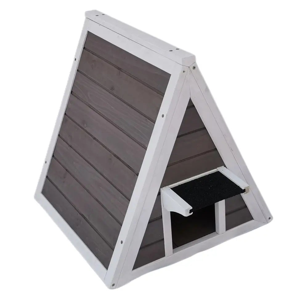 YES4PETS Grey Small Cat Chicken Coop Rabbit Hutch Ferret Cage Guinea Pig Dog Bird Nesting Box - Pet Care > Coops &