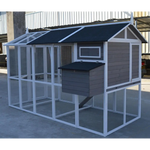 YES4PETS Grey XXL Chicken Coop Rabbit Guinea Pig Hutch Ferret Hen House - Pet Care > Coops & Hutches > Small Animal