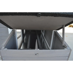 YES4PETS Grey XXL Chicken Coop Rabbit Guinea Pig Hutch Ferret Hen House - Pet Care > Coops & Hutches > Small Animal