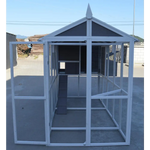 YES4PETS Grey XXL Chicken Coop Rabbit Guinea Pig Hutch Ferret Hen House - Pet Care > Coops & Hutches > Small Animal