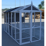YES4PETS Grey XXL Chicken Coop Rabbit Guinea Pig Hutch Ferret Hen House - Pet Care > Coops & Hutches > Small Animal