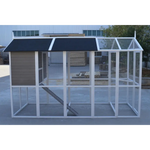 YES4PETS Grey XXL Chicken Coop Rabbit Guinea Pig Hutch Ferret Hen House - Pet Care > Coops & Hutches > Small Animal