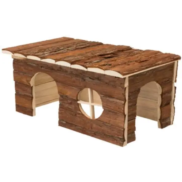 YES4PETS Hamster Wooden House Small Animals Hideout Home for Rat Mice Gerbil Mini Rabbit Mouse - Pet Care > Coops &
