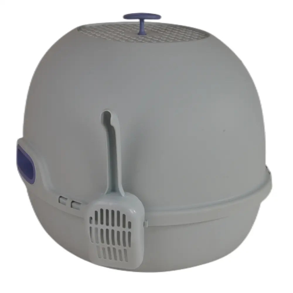 YES4PETS Hooded Cat Toilet Litter Box Tray House With Drawer and Scoop Blue - Pet Care > Cat Supplies > Cat Litter