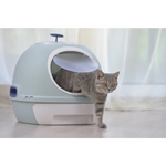 YES4PETS Hooded Cat Toilet Litter Box Tray House With Drawer & Scoop Blue - Pet Care > Cat Supplies > Cat Litter