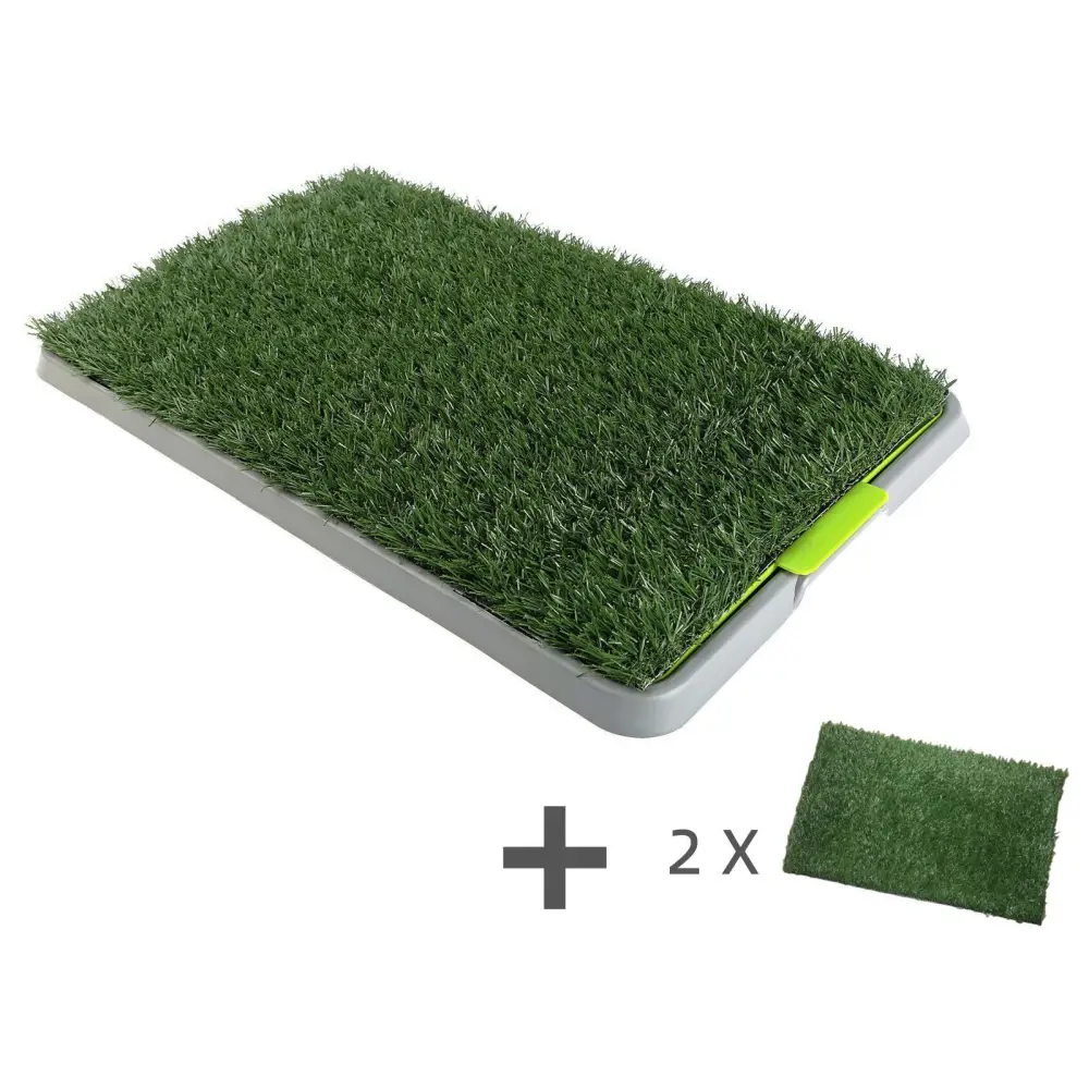 YES4PETS Indoor Dog Puppy Toilet Grass Potty Training Mat Loo Pad pad With 3 Grass - Pet Care > Dog Supplies > Dog