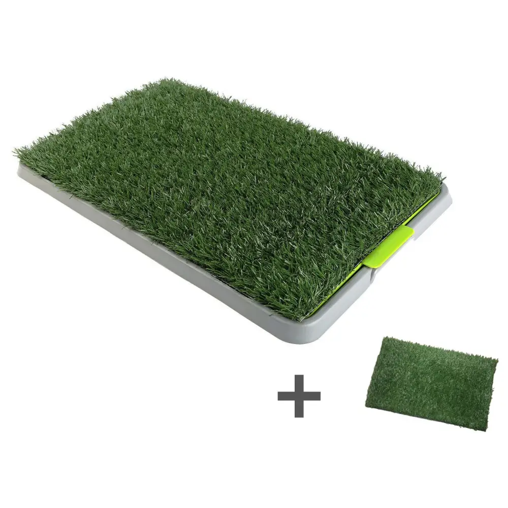 YES4PETS Indoor Dog Puppy Toilet Grass Potty Training Mat Loo Pad pad With 2 Grass - Pet Care > Dog Supplies > Dog