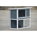 YES4PETS L Double Storey Rabbit Hutch Guinea Pig Cage Ferret cage W Pull Out Tray - Pet Care > Coops & Hutches > Small