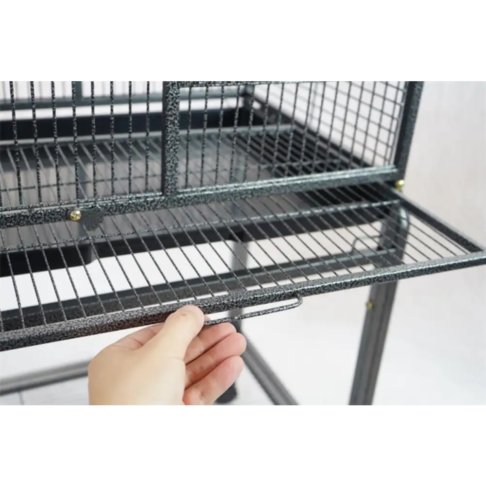 YES4PETS Large Bird Budgie Cage Parrot Aviary Carrier With Stand & Wheel - Pet Care > Bird > Bird Cages & Stands