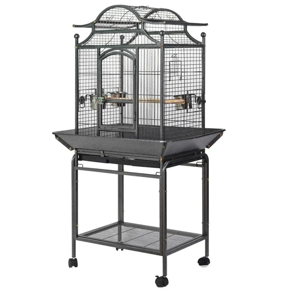 YES4PETS Large Bird Budgie Cage Parrot Aviary Carrier With Stand & Wheel - Pet Care > Bird > Bird Cages & Stands