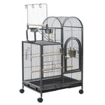 YES4PETS Large Bird Budgie Cage Parrot Aviary Carrier With Wheel - Pet Care > Bird > Bird Cages & Stands