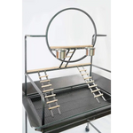 YES4PETS Large Bird Cage Parrot Gym Toy Stand With Ladder On Wheels - Pet Care > Bird > Bird Cages & Stands