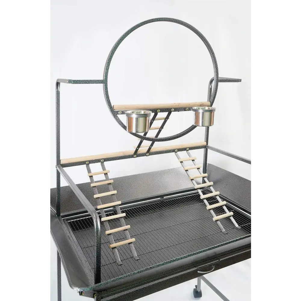 YES4PETS Large Bird Cage Parrot Gym Toy Stand With Ladder On Wheels - Pet Care > Bird > Bird Cages & Stands
