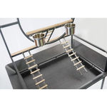 YES4PETS Large Bird Cage Parrot Gym Toy Stand With Ladder On Wheels - Pet Care > Bird > Bird Cages & Stands
