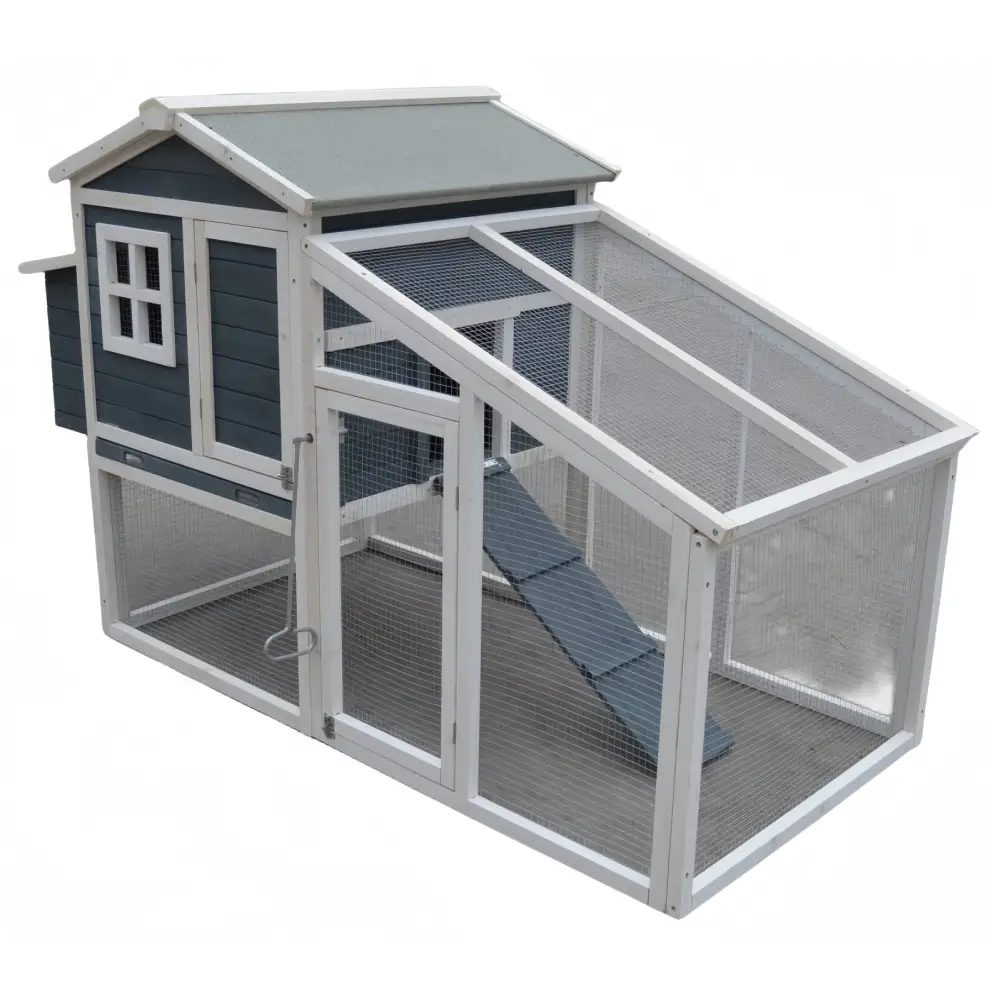 YES4PETS Large Chicken Coop Rabbit Guinea Pig Hutch Ferret House Chook Hen House Run - Pet Care > Coops & Hutches >