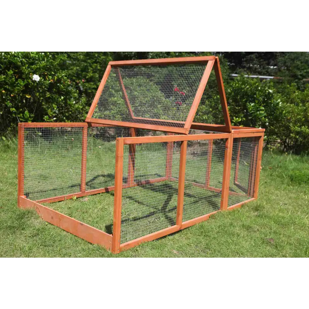 YES4PETS Large Chicken Coop Run Guinea Pig Cage Villa Extension Rabbit Hutch House Pen - Pet Care > Coops & Hutches >