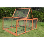 YES4PETS Large Chicken Coop Run Guinea Pig Cage Villa Extension Rabbit Hutch House Pen - Pet Care > Coops & Hutches >