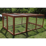 YES4PETS Large Chicken Coop Run Guinea Pig Cage Villa Extension Rabbit Hutch House Pen - Pet Care > Coops & Hutches >