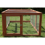 YES4PETS Large Chicken Coop Run Guinea Pig Cage Villa Extension Rabbit Hutch House Pen - Pet Care > Coops & Hutches >