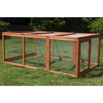 YES4PETS Large Chicken Coop Run Guinea Pig Cage Villa Extension Rabbit Hutch House Pen - Pet Care > Coops & Hutches >