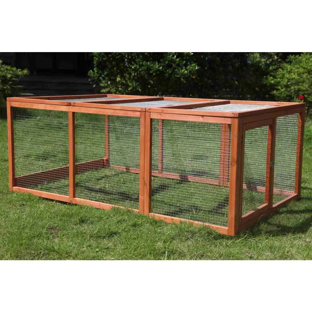 YES4PETS Large Chicken Coop Run Guinea Pig Cage Villa Extension Rabbit Hutch House Pen - Pet Care > Coops & Hutches >