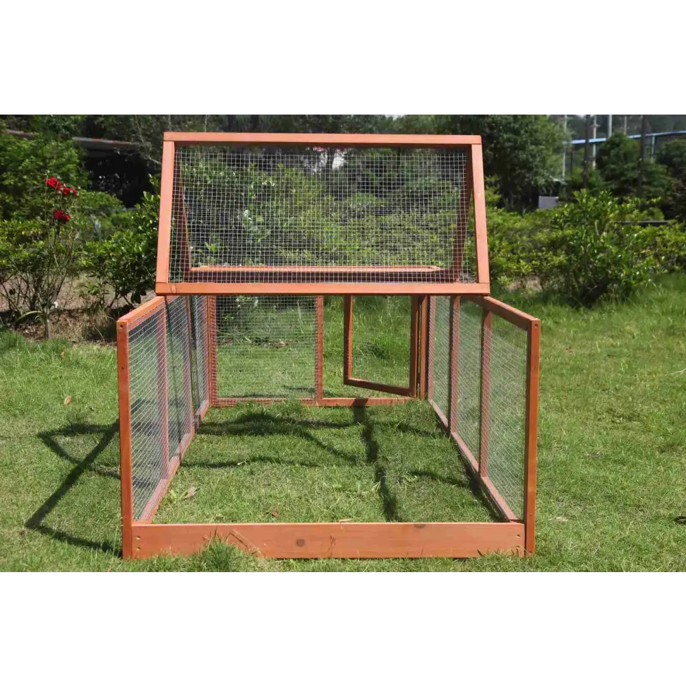 YES4PETS Large Chicken Coop Run Guinea Pig Cage Villa Extension Rabbit Hutch House Pen - Pet Care > Coops & Hutches >