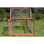 YES4PETS Large Chicken Coop Run Guinea Pig Cage Villa Extension Rabbit Hutch House Pen - Pet Care > Coops & Hutches >