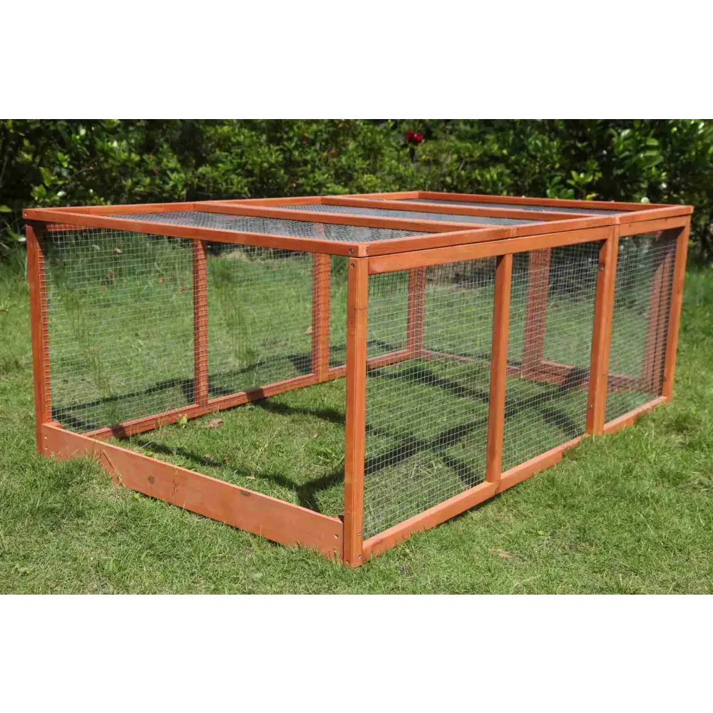 YES4PETS Large Chicken Coop Run Guinea Pig Cage Villa Extension Rabbit Hutch House Pen - Pet Care > Coops & Hutches >