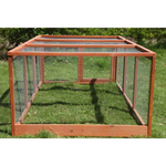 YES4PETS Large Chicken Coop Run Guinea Pig Cage Villa Extension Rabbit Hutch House Pen - Pet Care > Coops & Hutches >