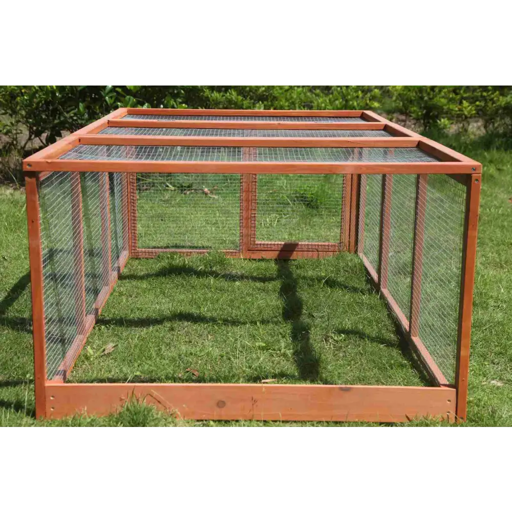 YES4PETS Large Chicken Coop Run Guinea Pig Cage Villa Extension Rabbit Hutch House Pen - Pet Care > Coops & Hutches >