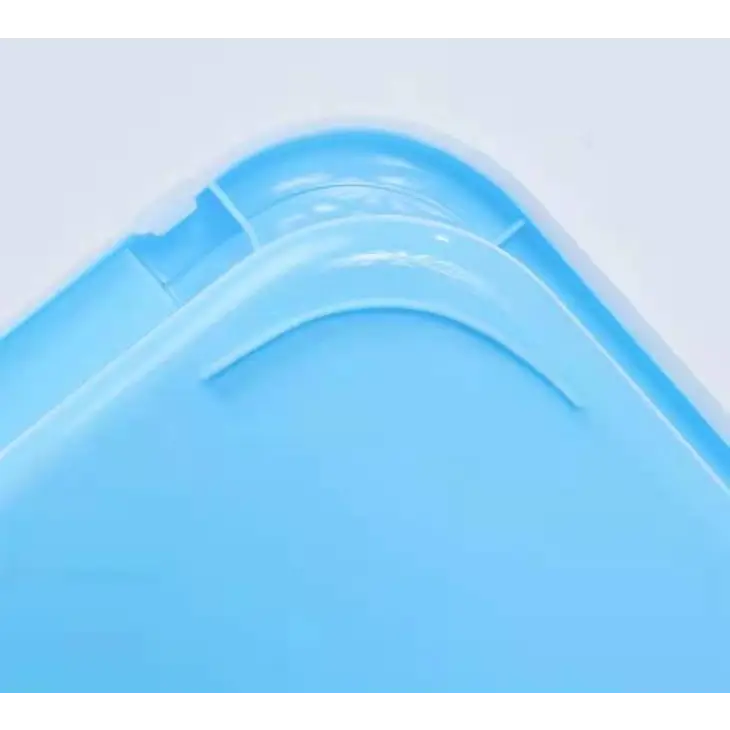 YES4PETS Large Deep Cat Kitty Litter Tray High Wall Pet Toilet Tray With Scoop Blue - Pet Care > Cat Supplies > Cat