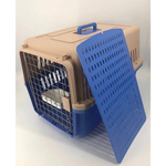 YES4PETS Large Dog Cat Crate Pet Carrier Rabbit Airline Cage With Tray And Bowl Blue - Pet Care > Cat Supplies > Cat