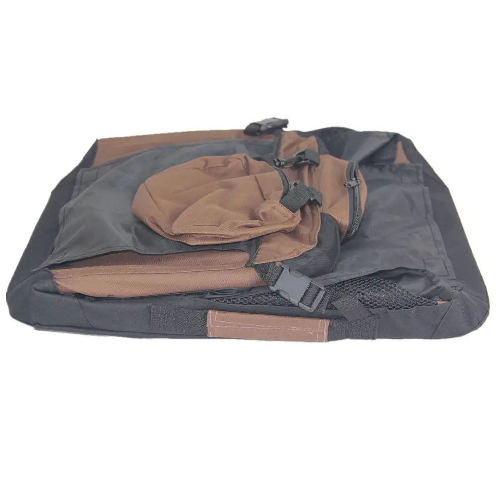 YES4PETS Large Fordable Pet Dog Puppy Soft Crate With Curtain-Brown - Pet Care > Dog Supplies > Dog Kennels