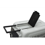 YES4PETS Large Plastic Kennels Pet Carrier Dog Cat Cage Crate With Handle and Wheel Black - Pet Care > Dog Supplies >
